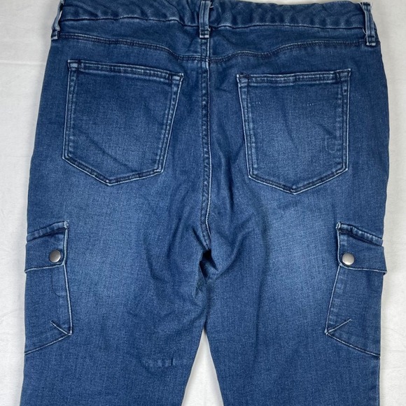 Style & Co DENIM Jeggings Women's Size 8 Blue Stretch Cargo Skinny Jeans - Picture 10 of 13